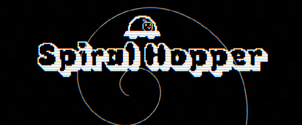 Logo for the game Spiral Hopper